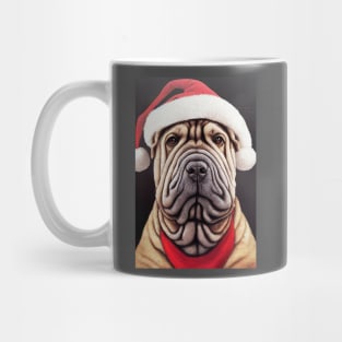 Sharpei Santa Mug